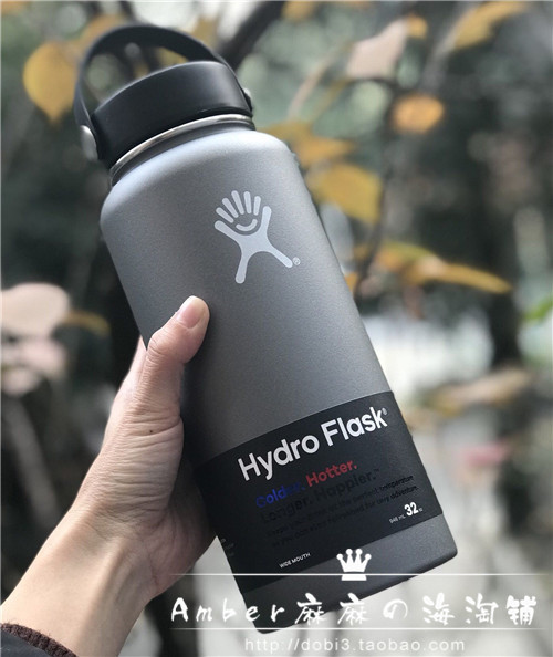 美国购买现货Hydro Flask双层不锈钢保温杯户外登山徒步骑行945ML - 图1