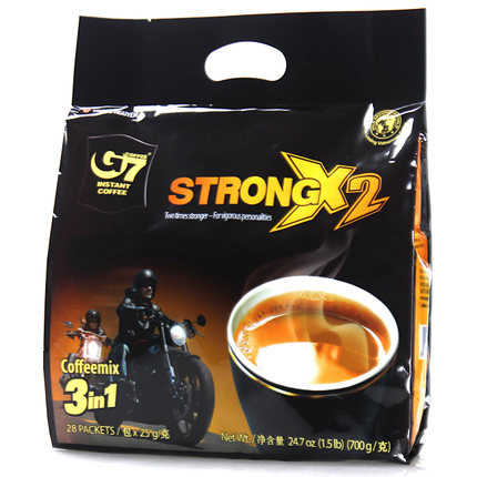 中原G7浓醇咖啡3合1特浓700g浓香STRONG X2越南进口-图3