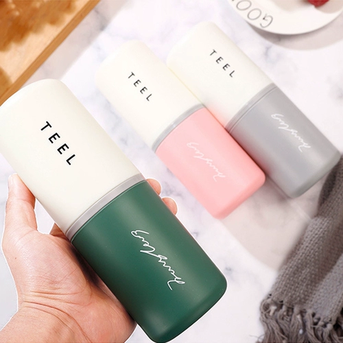 Комплект для путешествий, зубная щетка, портативная система хранения, ополаскиватель для рта для влюбленных для домашнего использования, простой и элегантный дизайн