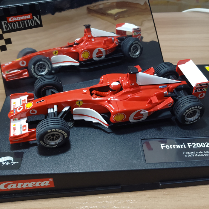 正品卡雷拉轨道赛车carrera 132法拉利F1 Ferrari F2002V10