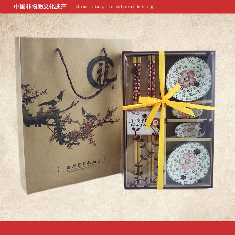 竹筷子餐具十二件套装礼品 中国风文化礼品 出国礼品送外宾外教 - 图3