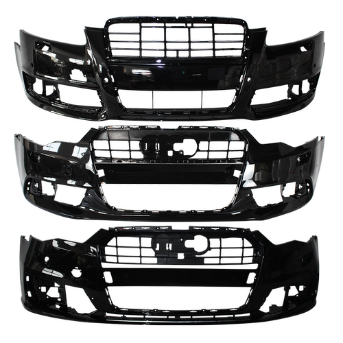 适用奥迪A6L前保险杠03 05 06 09 12 16 17 18款C6C7C8前后杠带漆 - 图3