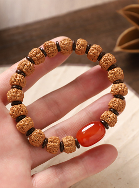 藏式小金刚菩提子天珠盘玩手串