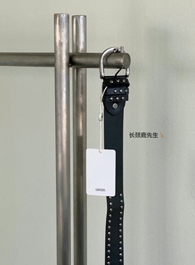 2026年春季新款韩国东大门 loveus百搭铆钉腰带皮带