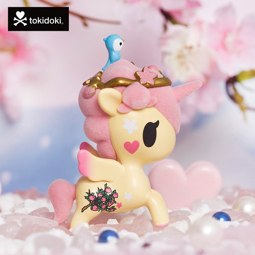 tokidoki独角兽盲盒淘奇多奇8代十二生肖HelloKitty花的信仰樱花 - 图0
