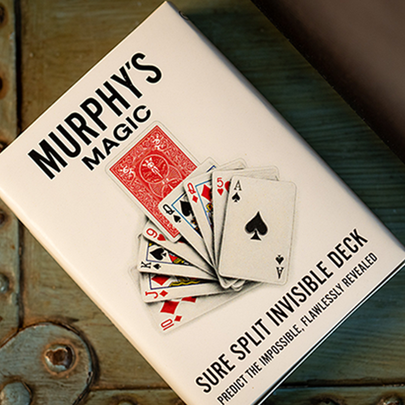 AMOR魔术 新绿野仙踪丨SURE SPLIT Invisible Deck 无失仙踪 道具 - 图0