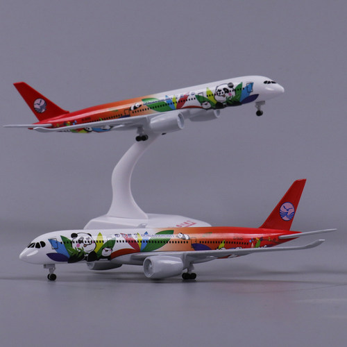 仿真飞机波音777客机模型东方南方航空380原型机C919男孩玩具摆件 - 图0
