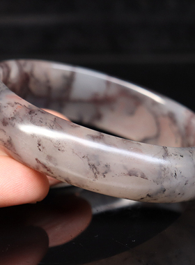 天然玉石桂林鸡血玉石手镯贵妃料上朗料61*17*8mm57g