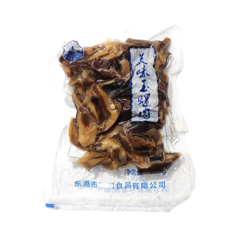 丹东海鲜美味扁玉螺即食零食原味香螺肉辽宁特产贝类小吃凉拌海螺 - 图0