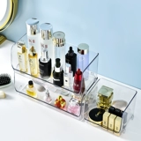 Косметическая вместительная и большая настольная коробка для хранения, прозрачный туалетный столик, акриловая маска для лица, популярно в интернете