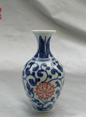 仿古迷你花瓶古典陶瓷景德镇装饰