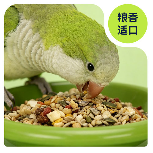 鹦鹉博士中小型鹦鹉饲料无壳粮小太阳金太阳和尚混合鸟粮食滋养丸 - 图3