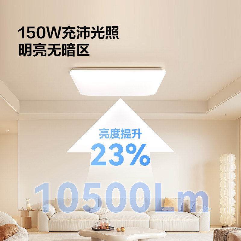 公牛防眩客厅吸顶灯led卧室超薄房间灯2025年新款超亮主灯灯具,淘宝优惠券,粉丝福利购,淘宝优惠卷