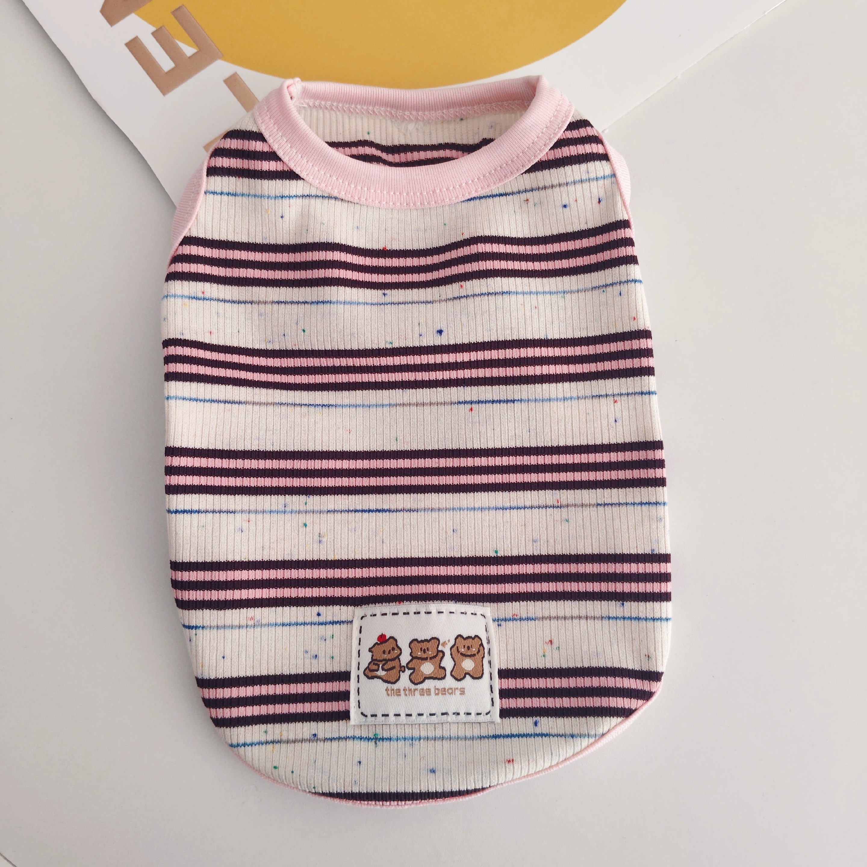 Pet clothes spring and summer ins cat clothes cat and dog clothes teddy bear home thin cotton breathable vest