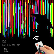 T8 T8 RGB12V24V Colour hanging wire lighting tube colourful waterproofing wedding exhibition Bar atmosphere light decorative lamp tube