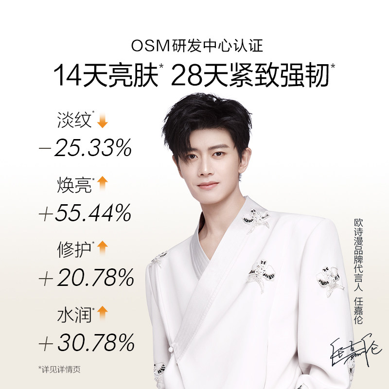 欧诗漫肌活赋源套装小橘灯水乳补水 欧诗漫面部护理套装