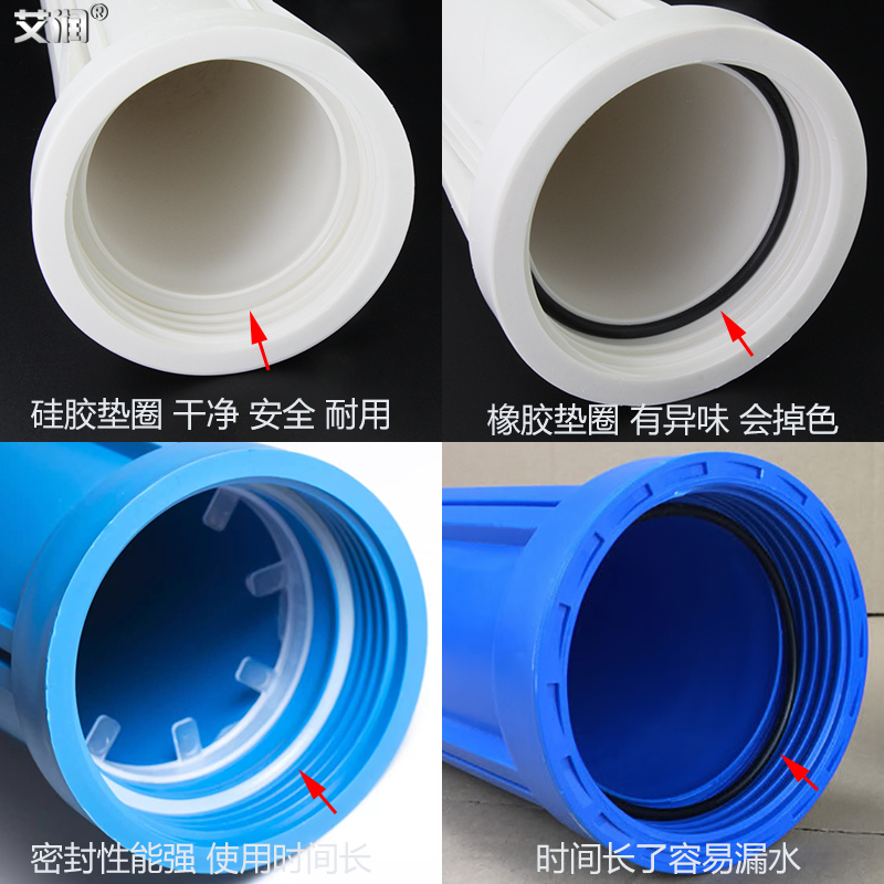 家用净水机10寸20寸滤瓶硅胶密封圈RO膜壳O型橡胶圈前置滤桶垫圈 - 图3