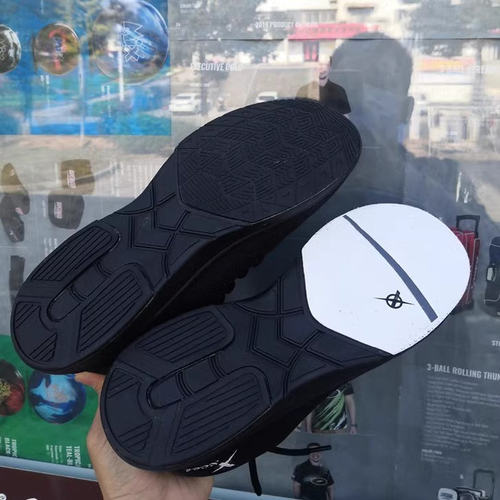 BEL专业保龄球用品 Xcel品牌飞织鞋面透气软底 专业保龄球鞋 黑色 - 图2