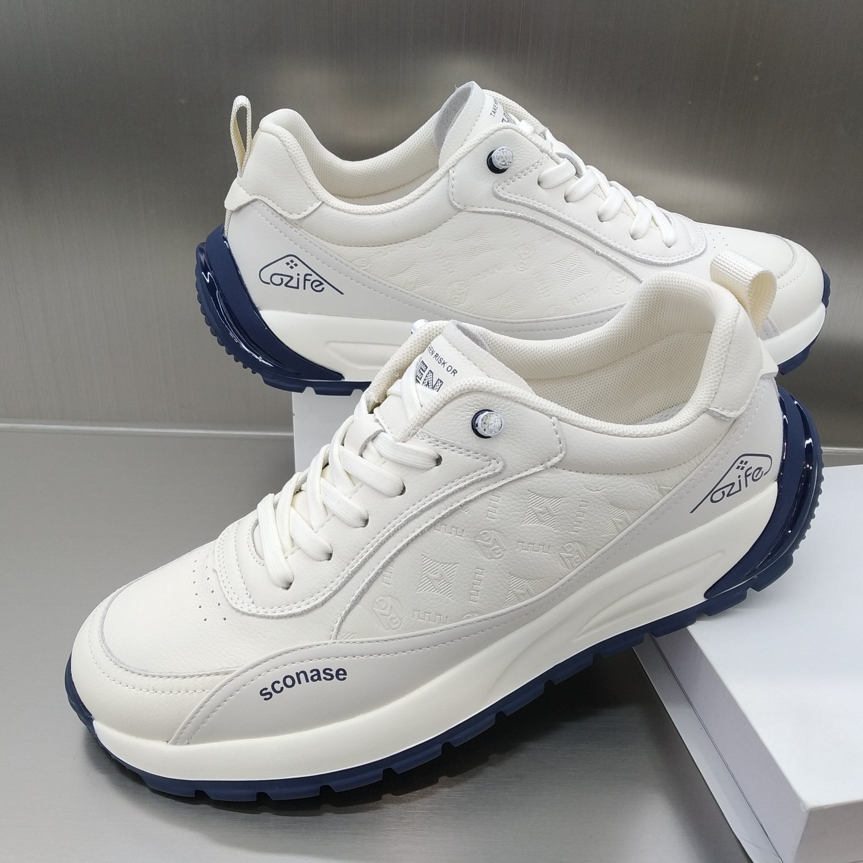 夏发真皮男鞋2026新款春季休闲鞋男士皮鞋软底板鞋小白鞋运动鞋潮,淘宝优惠券,粉丝福利购,淘宝优惠卷