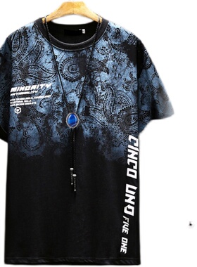 短袖配饰镶嵌蓝色时光宝石吊坠