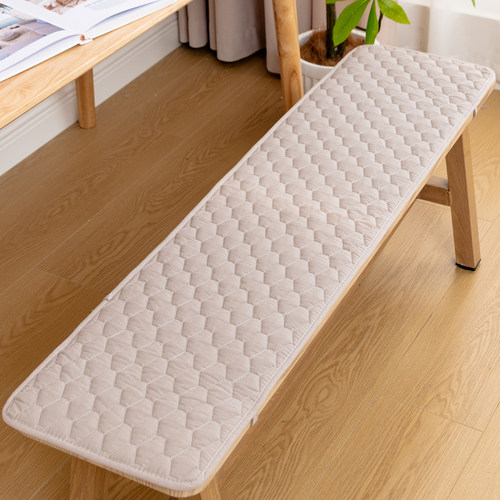 四季通用实木长凳坐垫长条垫长沙发换鞋凳垫餐厅长椅子垫食堂座垫 - 图0