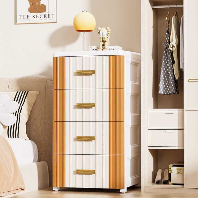 Light luxury high-end room color drawer storage cabinet