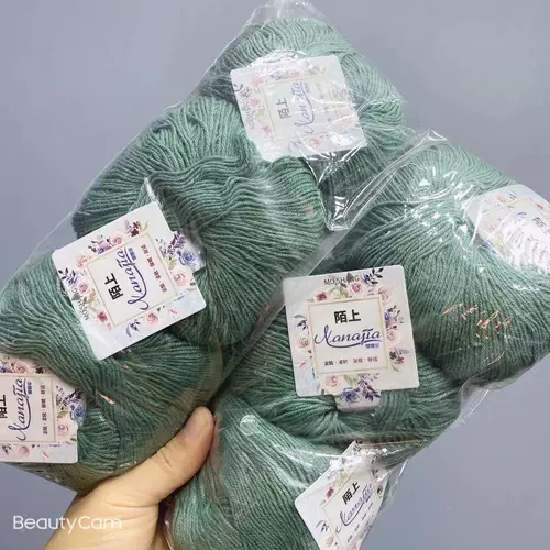 Little Xin Nana Mo Bycolic Wrief с шерстяной и кашемировой нитью мягкая и удобная без пирсинга вживую взрывную модель N20