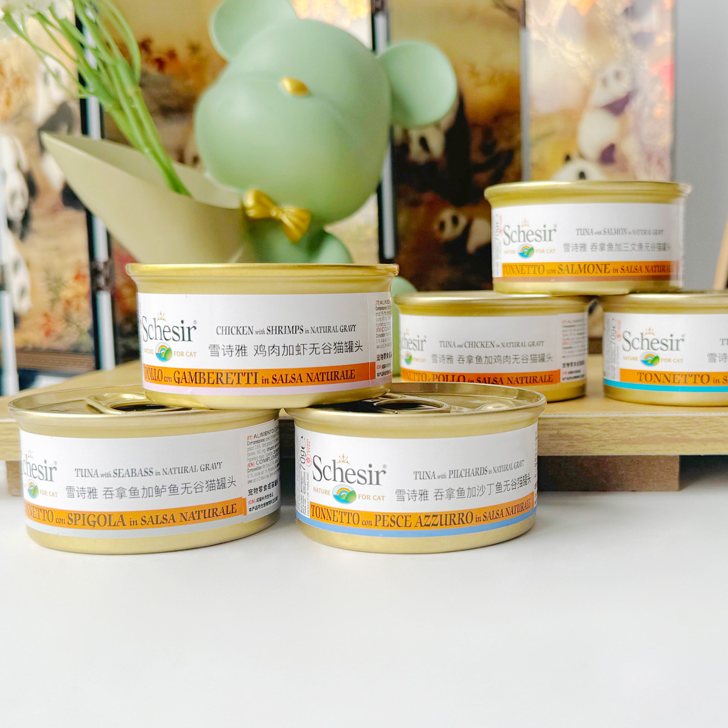 Schesir雪诗雅进口无谷猫罐头营养猫罐头成幼猫零食搭配主食24罐,淘宝优惠券,粉丝福利购,淘宝优惠卷