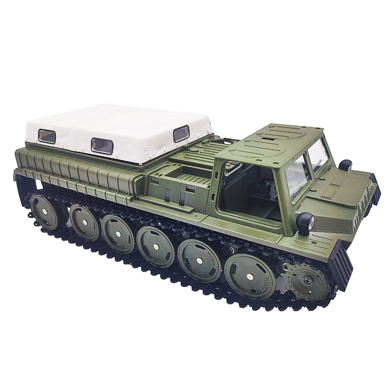 顽皮龙遥控车嘎斯E-1履带运输车坦克越野攀爬车RC成人儿童玩具车 - 图3
