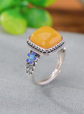 本月新品限时优惠花朵编织戒指