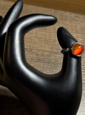 天然水晶戒指开口男女士