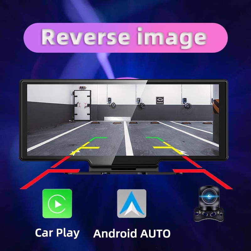 便携式无线carplay海外AndroidAuto手机导航视频互联轻屏倒车影像 - 图1