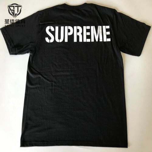 正品 Supreme 26SS World Famous Tee 胸前英文 世界有名 短袖T恤 - 图1