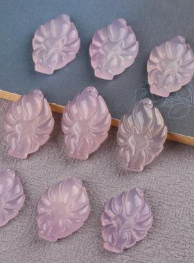 宝宝款玛瑙玉髓九尾狐吊坠