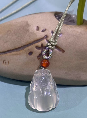 玛瑙冰透貔貅挂件情侣礼物