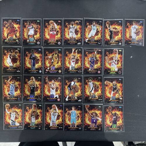 NBA球星卡2024-25Topps Match Attax系列炙热新星特卡套卡及单卡 - 图0