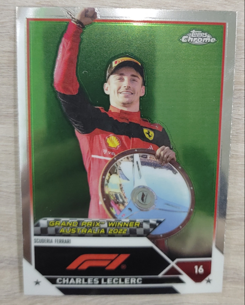 F1赛车卡 topps  夏尔 勒克莱尔 Charles Leclerc 收藏卡普特限量 - 图3