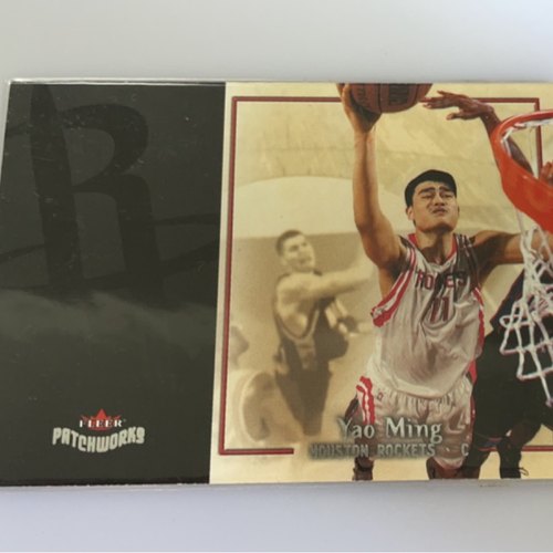 姚明普特卡专辑 正版NBA篮球球星卡 帕尼尼 topps fleer 经典老卡 - 图3