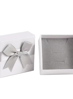 新款蝴蝶结饰品包装盒项链戒指耳