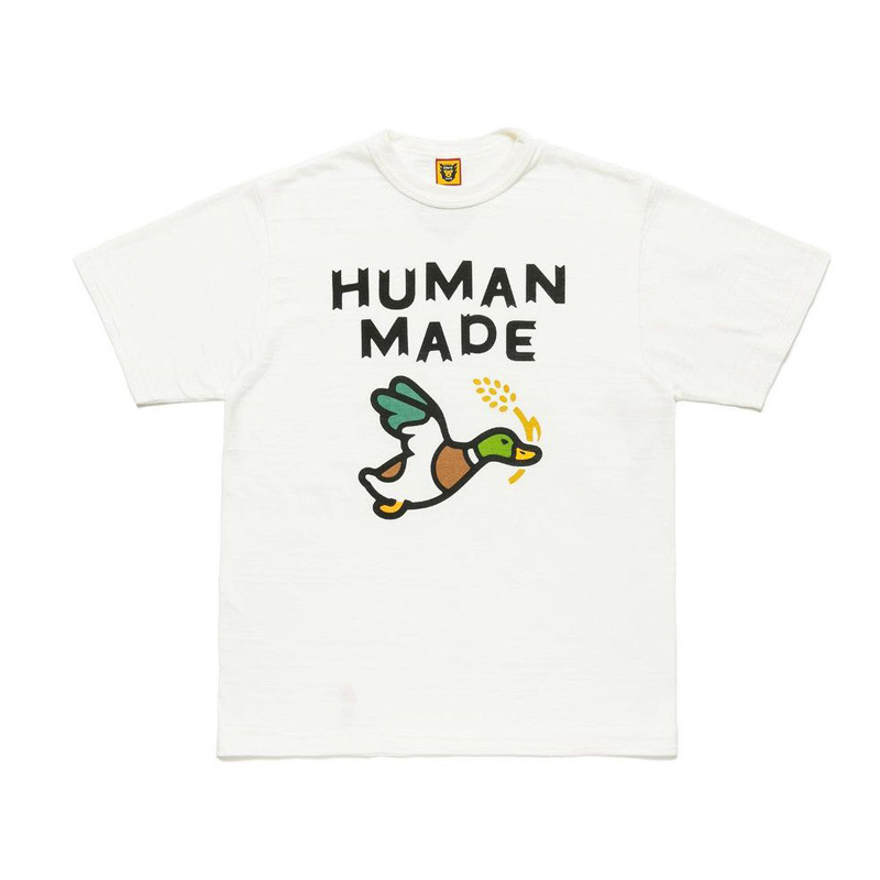 【官网免税】Human Made飞鸭叼小麦棉短袖女t夏季新款男女情侣T恤 - 图2