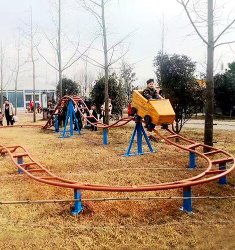 网红坑爹过山车景区人力脚蹬车亲子无动力游乐设备滑行车厂家定制 - 图3