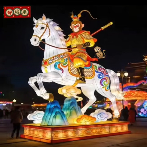 大型春节花灯中秋国庆新年元宵节夜游景观花灯展飞马女神造型彩灯,淘宝优惠券,粉丝福利购,淘宝优惠卷