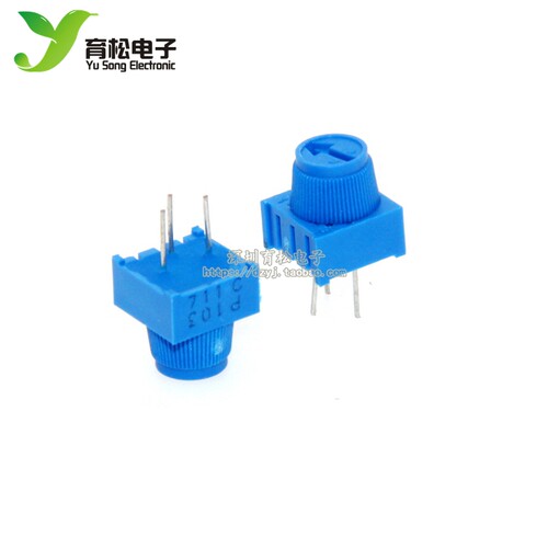 3386P-1-103 503顶调带帽子 10K 50K 精密可调电位器 3386电位器 - 图2