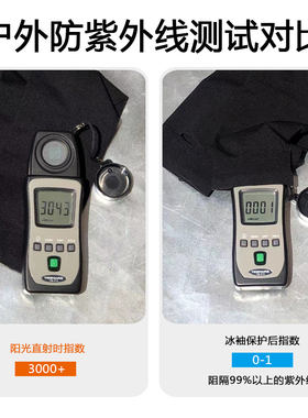 露指忍者手套黑色山本防晒护臂