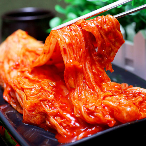 韩国泡菜 东北辣白菜酸甜口1500克桶装 延边韩式风味小菜袋装包邮 - 图2