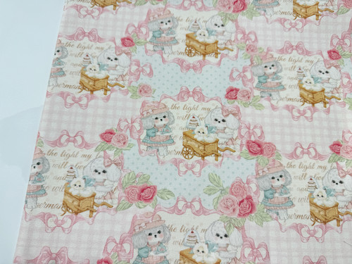 全棉8安帆布高密丝光帆布卡通狗拼布猫包包外套桌布手工数码印花 - 图2