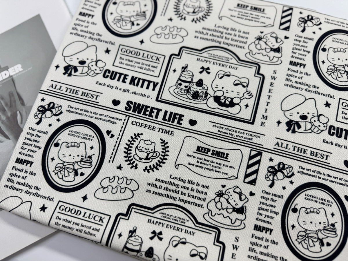 独家版权全棉8安帆布和府绸高密旧报纸系列包包桌布背带裤外套料,淘宝优惠券,粉丝福利购,淘宝优惠卷