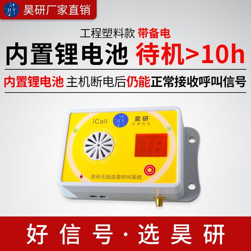 昊研施工升降机无线楼层呼叫器室内装修人货电梯防水语音呼叫系统 - 图1