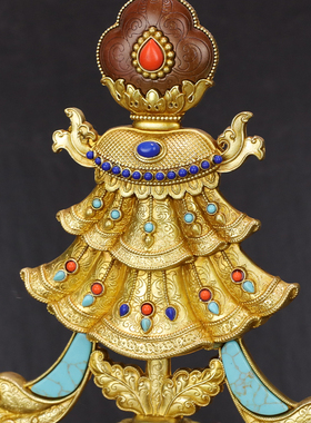 慧宝专利新品八吉祥B款黄铜精制西藏传密宗缘起供品法器吉祥八宝