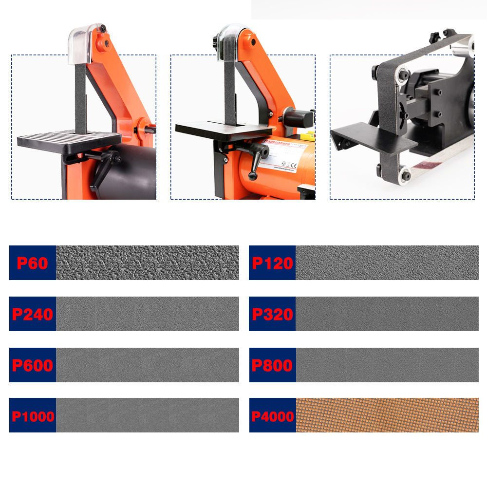 762×25砂带砂纸砂盘纸打磨纸砂带机台式打磨机微型抛光机-图2